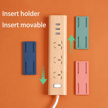 Vereinfachen Sie Ihren Platz: Platzsparende und ordentliche Powerstrip-Halterung – selbstklebende Wandhalterung