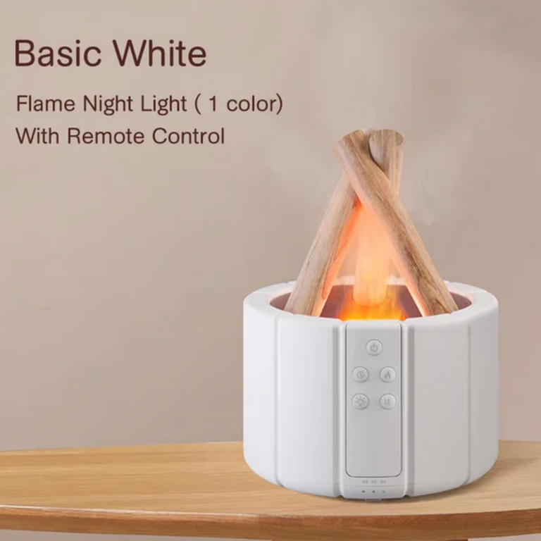 Experience the Warmth of a Bonfire with Our Ultrasonic Flame Aroma Diffuser