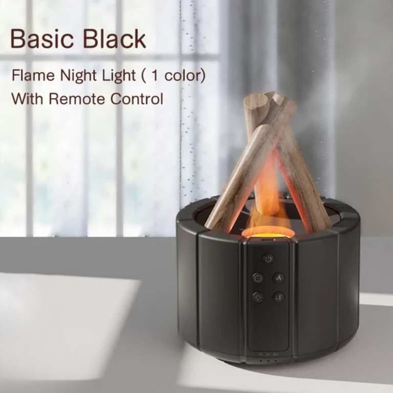 Experience the Warmth of a Bonfire with Our Ultrasonic Flame Aroma Diffuser