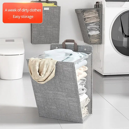 Tidy Up Laundry, Toys & Towels Without Taking Up Floor Space