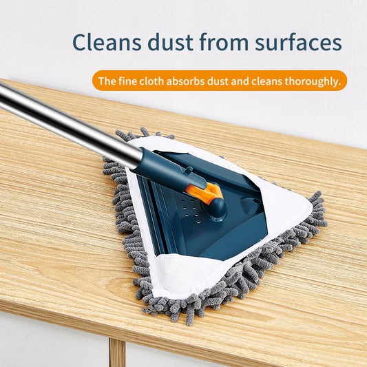 Versatile Large Triangle Mop: Ideal for Floors, Glass, Walls, and More!