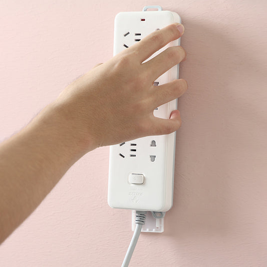 Simplify Your Space: Space-Saving & Tidy Powerstrip Mount Self-Adhesive Wall Mount