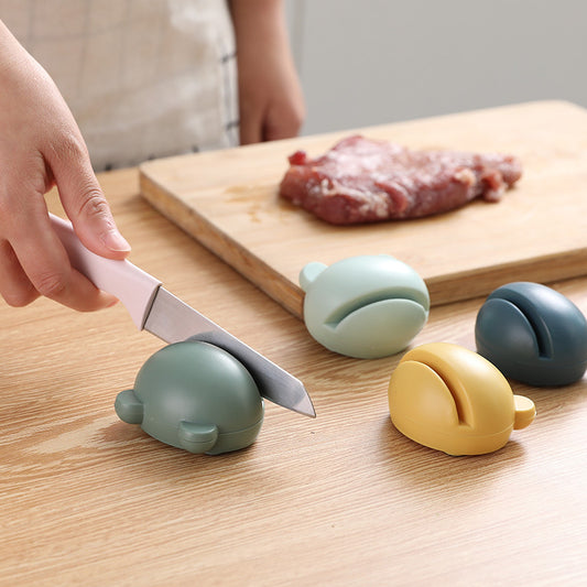 Cartoon Manual Knife Sharpener - Compact Kitchen Sharpening Tool