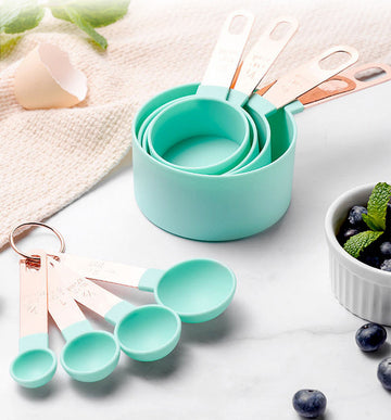 8-Piece Stainless Steel Measuring Set: Precision and Ease for Every Bake