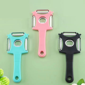 3-in-1 Stainless Steel Peeler: Peel, Shave, and Slice Effortlessly