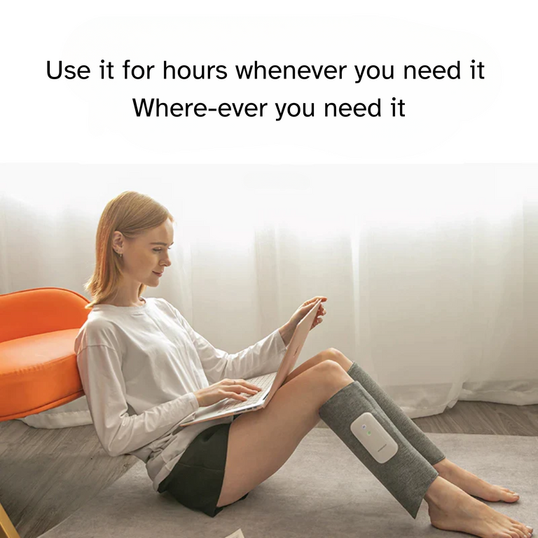 Say Goodbye to Leg Pain with Our 360° Heated Air Compression Leg Massager