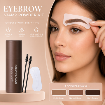 Eyebrow Stamp Powder Kit: Achieve Perfect Brows in Seconds
