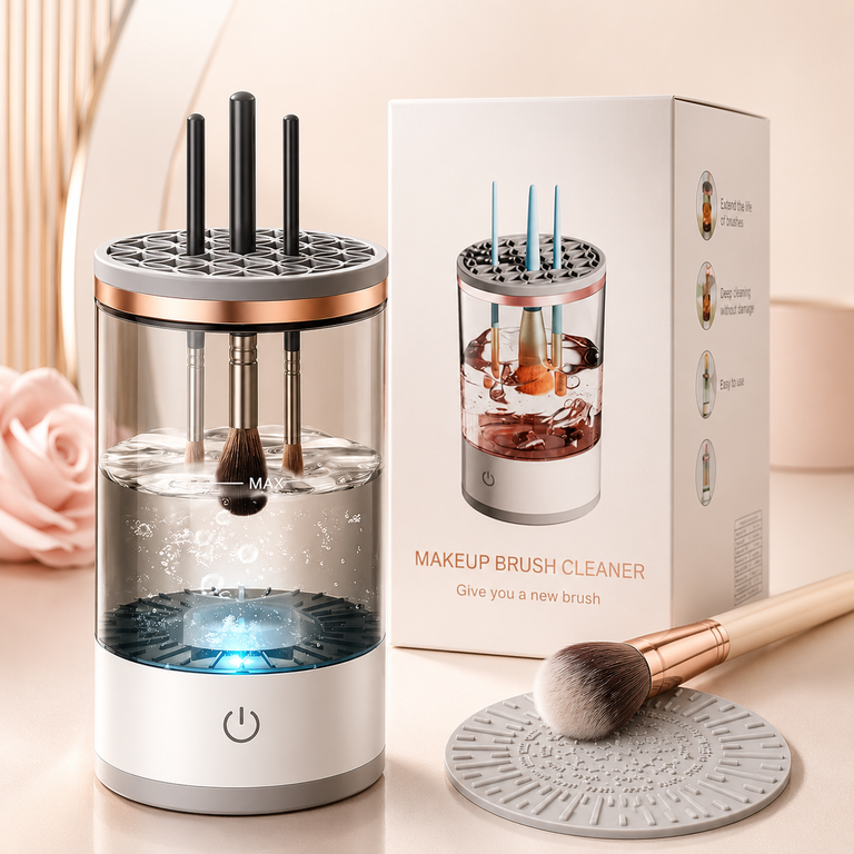 SwiftClean Makeup Brush Washer: Effortlessly Clean Your Makeup Brushes