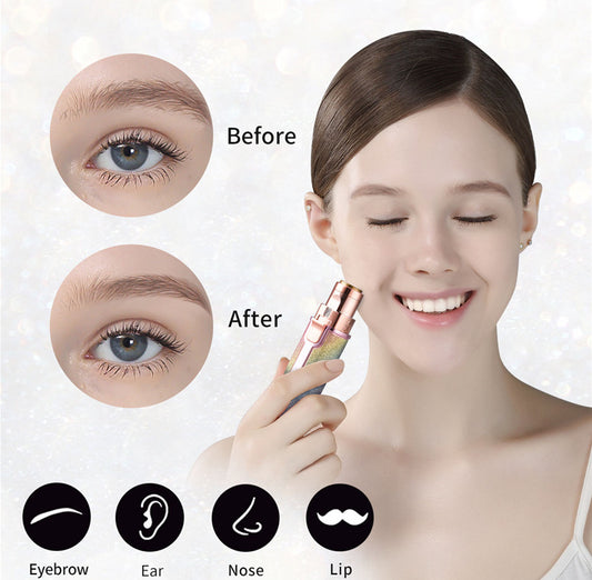Sleek & Smart: 2 in 1 USB Charging Epilator Eyebrow Trimmer Shaver